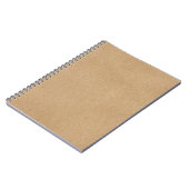 素朴なクラフトシンプルおしゃれボヘミアン ノートブック (左側)