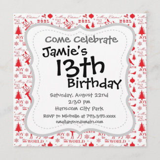 素朴なクリスマスのトナカイの木の鳥の休日 招待状