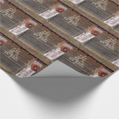 素朴なクリスマスの落書き ラッピングペーパー (角)