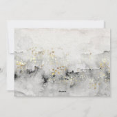 素朴なクリスマスツリーの水彩写真 シーズンカード (裏面)