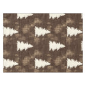 素朴なクリスマスツリー テーブルクロス (正面(横))