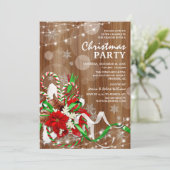 素朴なクリスマスパーティー 招待状 (スタンド正面)