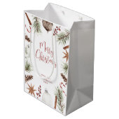 素朴なクリスマス ミディアムペーパーバッグ (裏面アングル)