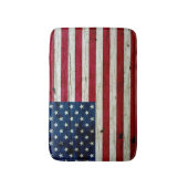 素朴なクールで動揺してな米国旗木 バスマット (正面縦)