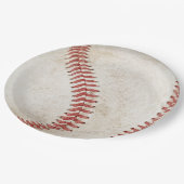 素朴なクール野球スポーツチームモダン ペーパープレート (アングル)