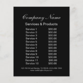 素朴なグランジ石工業者建築 チラシ (裏面)