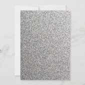 素朴なグリッターの結婚式招待状 招待状 (裏面)