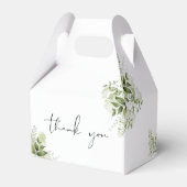 素朴なグリーンのエレガントな初めての聖体拝領 フェイバーボックス (裏面サイド)