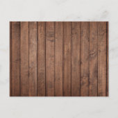 素朴なグリーンのライフセレブレーション招待状 ポストカード (裏面)