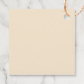 素朴なシャンパン フラワー フレーム ありがとうございます フェイバータグ (裏面)