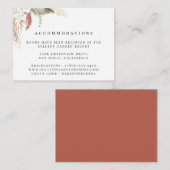 素朴なジャングルの結婚式の調節 エンクロージャーカード (正面/裏面)