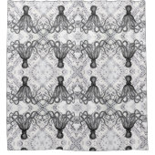 素朴なスチームパンク航海のモダンヴィンテージ シャワーカーテン (正面)