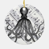 素朴なスチームパンク航海のモダンヴィンテージ セラミックオーナメント (裏面)