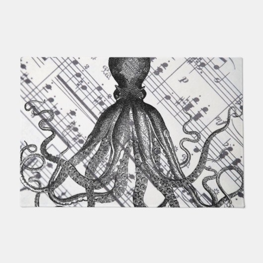 素朴なスチームパンク航海のモダンヴィンテージ ドアマット (正面)