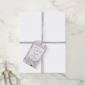 素朴なステンシルボタニ感謝していタルユーラベル ギフトタグ (より糸付き)