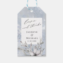 素朴なステンシルボタニ感謝していタルユーラベル ギフトタグ