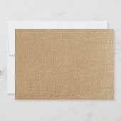 素朴なストライプはです私の新婦付添人の招待決定します 招待状 (裏面)