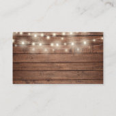 素朴なストリングライトとグリーンの結婚前お茶会の作り方 エンクロージャーカード (裏面)