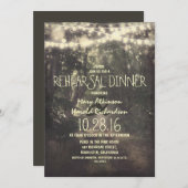 素朴なストリングライトリハーサル 招待状 (正面/裏面)