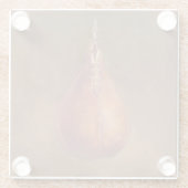 素朴なスポーツ箱| ガラスコースター (裏面)