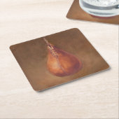 素朴なスポーツ箱| スクエアペーパーコースター (アングル)