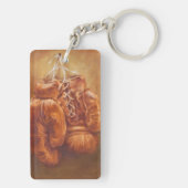 素朴なスポーツ|のボクシンググラブ キーホルダー (裏面)