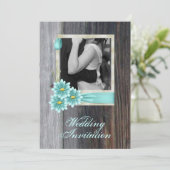 素朴なダイシーのウェスタンカントリーウェディング 招待状 (スタンド正面)