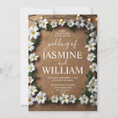 素朴なダイシーのランタン 招待状 (正面)