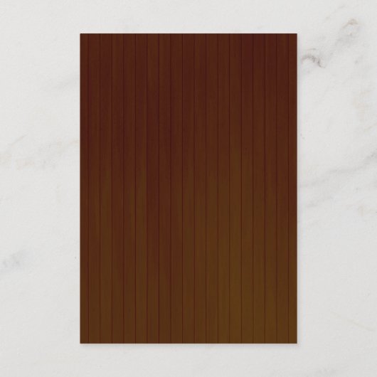 素朴なダークウッドパープルの花の安全対策 エンクロージャーカード (裏面)