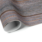 素朴なダークウッド調 ラッピングペーパー (ロールコーナー)