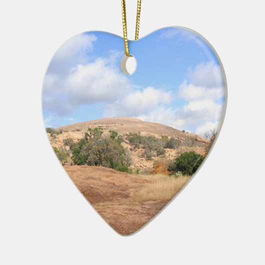 素朴なテキサス州によって魅了される石の州立公園の道 セラミックオーナメント (左)