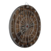 素朴なテキサス州スターカウボーイ西カントリー二重銃 ダーツボード (正面左)