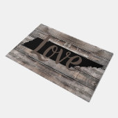 素朴なテネシーLOVE in script |フロアマット ドアマット (アングル)