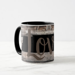 素朴なテネシーLOVE in script マグカップ