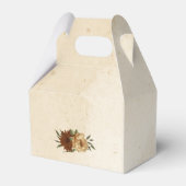 素朴なテラコッタ結婚フローラ フェイバーボックス (裏面サイド)