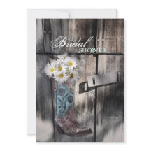 素朴なデイジー西カントリーカウボーイブライダルシャワー