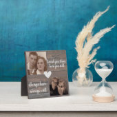 素朴なデザインの記念日用テーブルプラーク（台座付き） フォトプラーク (インサイチュ)