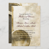 素朴なトラックの国の農場の結婚式のリハーサルの夕食 招待状 (正面/裏面)