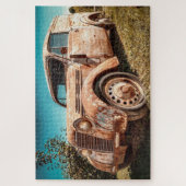 素朴なトラックガーデン ジグソーパズル (縦)