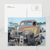 素朴なトラック ポストカード (正面/裏面)