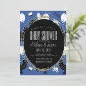 素朴なニワトリの手描きパターン 招待状 (スタンド正面)