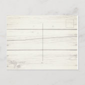 素朴なハチの赤ちゃんシャワーひまわり木の招待状 ポストカード (裏面)