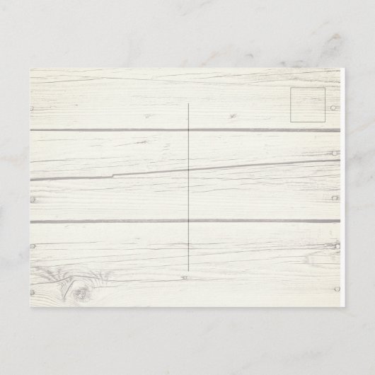 素朴なハチの赤ちゃんシャワーひまわり木の招待状 ポストカード (裏面)