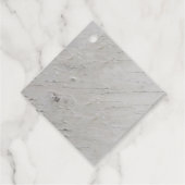 素朴なハート型イニシャル　バーチの木　結婚式 フェイバータグ (裏面)