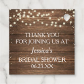 素朴なバーガンディ秋のカボチャ感謝祭タグ フェイバータグ (裏面)