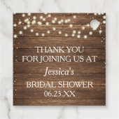 素朴なバーガンディ秋のポンプキン感謝祭ラベル フェイバータグ (裏面)