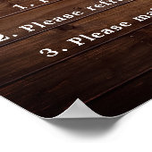 素朴なバーガンディ COVID-19 コロナウイルス 安全 ポスター (角)