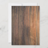 素朴なバーベキュー100歳の誕生日パーティー 招待状 (裏面)