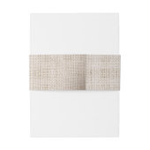 素朴なバーラップの結婚式 招待状ベリーバンド (裏面例)