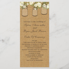 素朴なバーラップアイボリーバラメイスンjarsプログラム プログラム